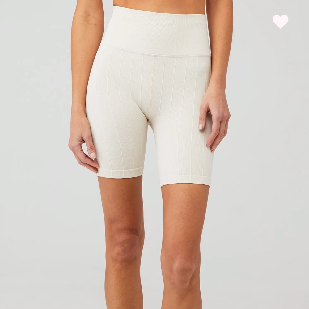 Off-White Spiritual Gangster Ribbed Biker Shorts